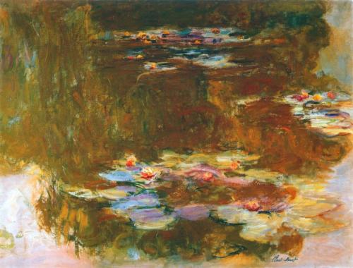 1917 Water Lily Pond oil on canvas
